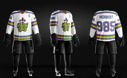 Kids Mardi Gras Hockey Jersey